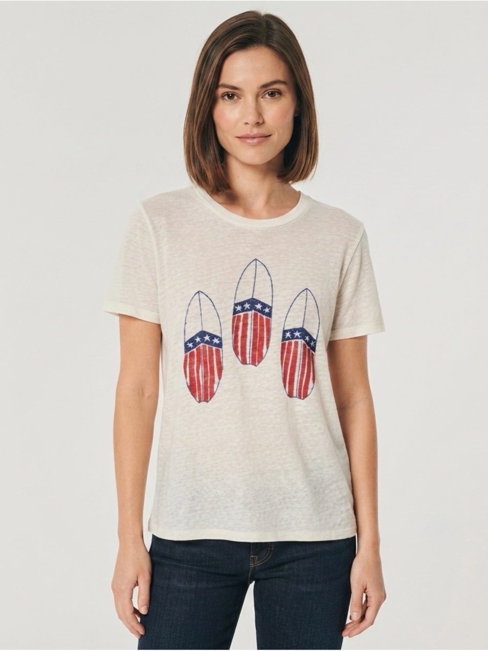 [Banner Day] Classic Linen Burnout Tee